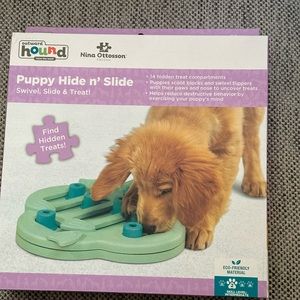 Puppy Hide n’ Slide Interactive Treat Puzzle Dog Toy by Outward Hound